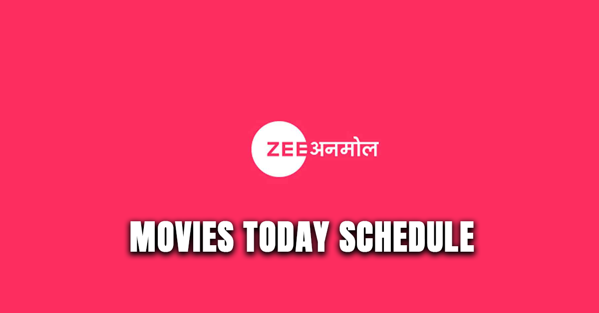 zee anmol cinema today schedule